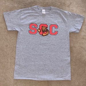 Light Gray Cornell Sports Club Council (SCC) T-shirt